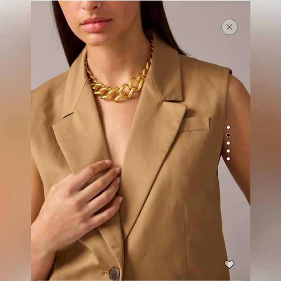 J. Crew Longer vest in lightweight chino - Picture 3 of 7